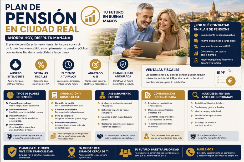 contratar plan de pensión en ciudad real